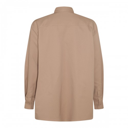 CAMEL OVERSIZE SHIRT 