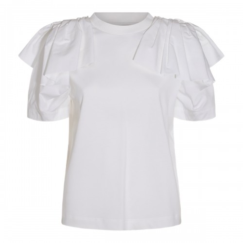 WHITE COTTON T-SHIRT