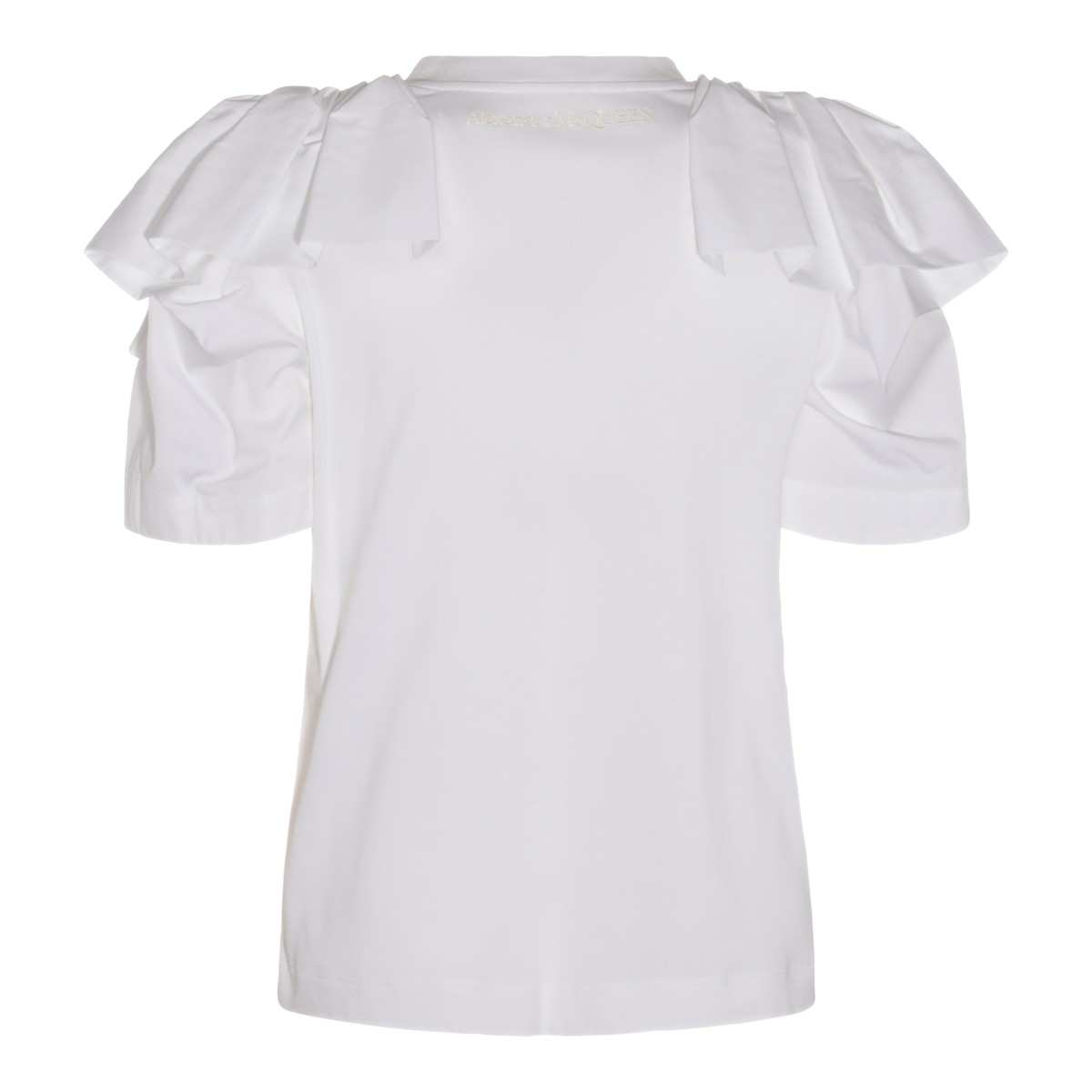 WHITE COTTON T-SHIRT