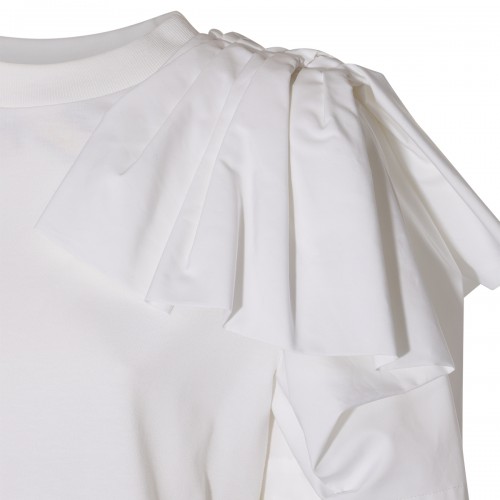 WHITE COTTON T-SHIRT