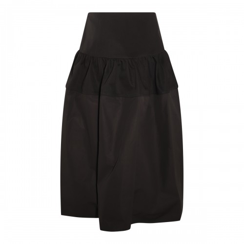 BLACK COTTON SKIRT