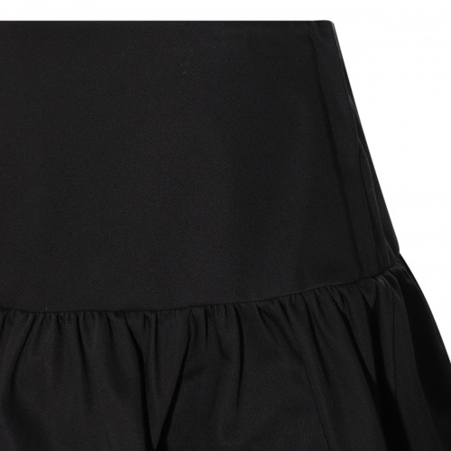 BLACK COTTON SKIRT