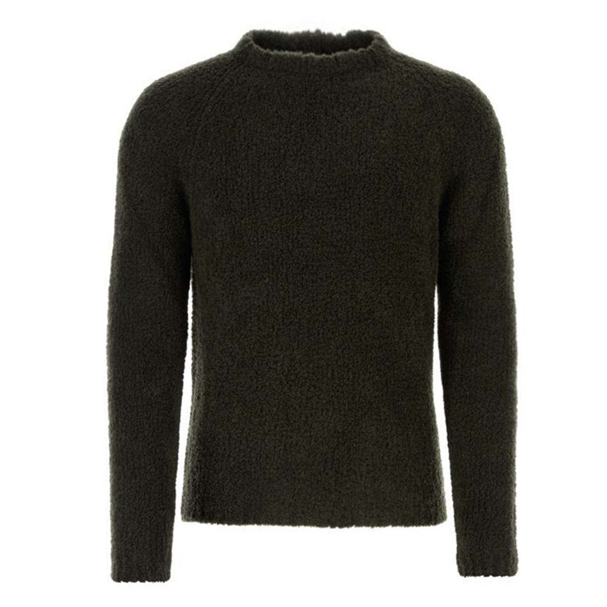 BLACK WOOL BLEND JUMPER 