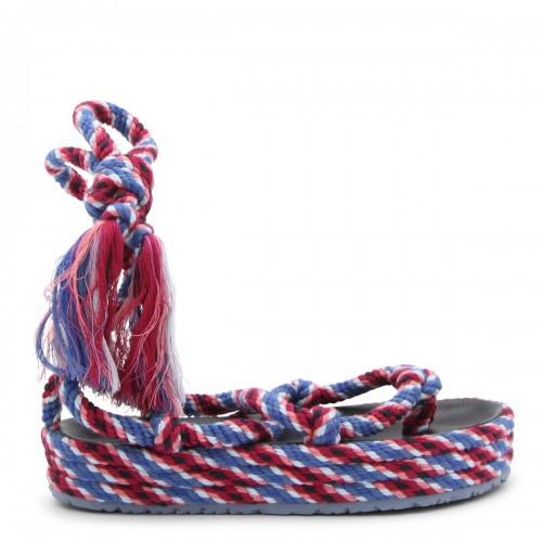 BLUE AND PINK ROPE EROL SANDALS