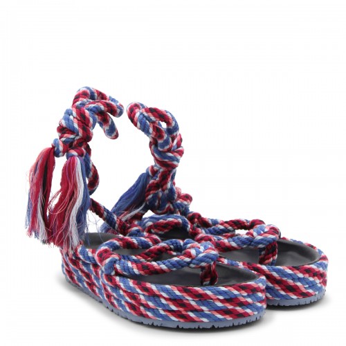 BLUE AND PINK ROPE EROL SANDALS