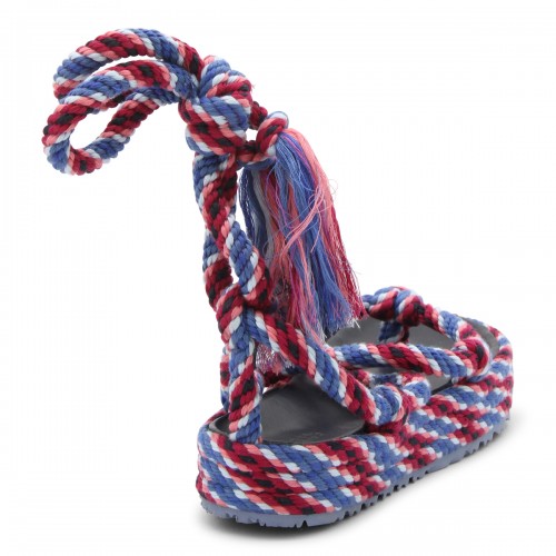 BLUE AND PINK ROPE EROL SANDALS