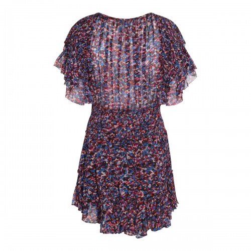 PINK AND BLUE VISCOSE MINI... 2