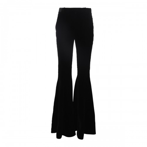BLACK SILK-VISCOSE BLEND...