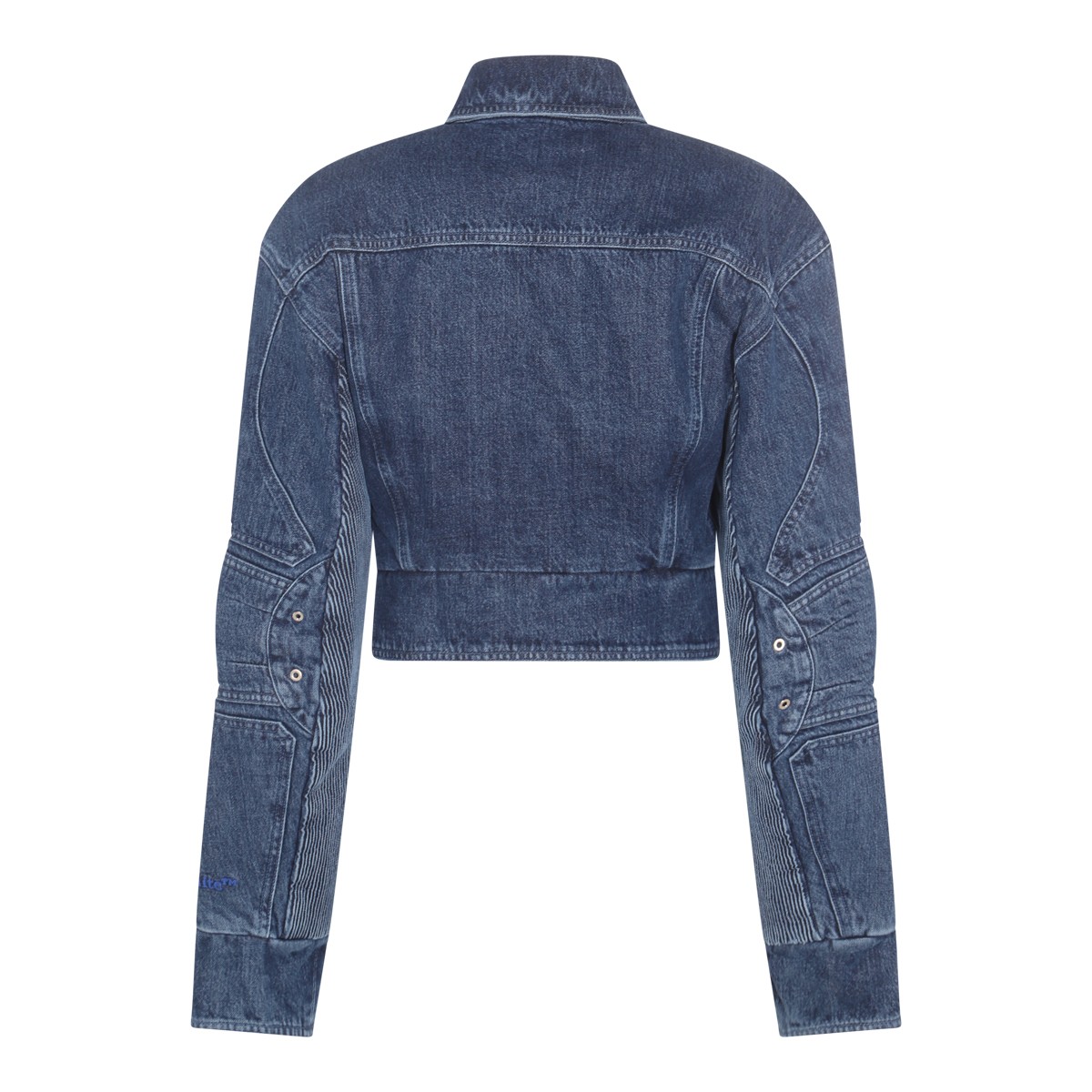 DARK BLUE COTTON DENIM JACKET DARK BLUE COTTON DENIM JACKET