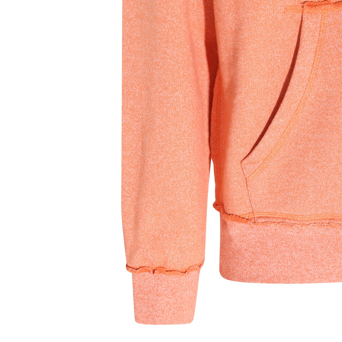 ORANGE COTTON BLEND SWEATSHIRT ORANGE COTTON BLEND SWEATSHIRT
