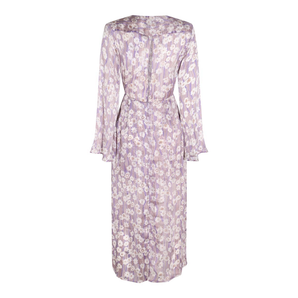 LILAC PRINT LONG DRESS LILAC PRINT LONG DRESS