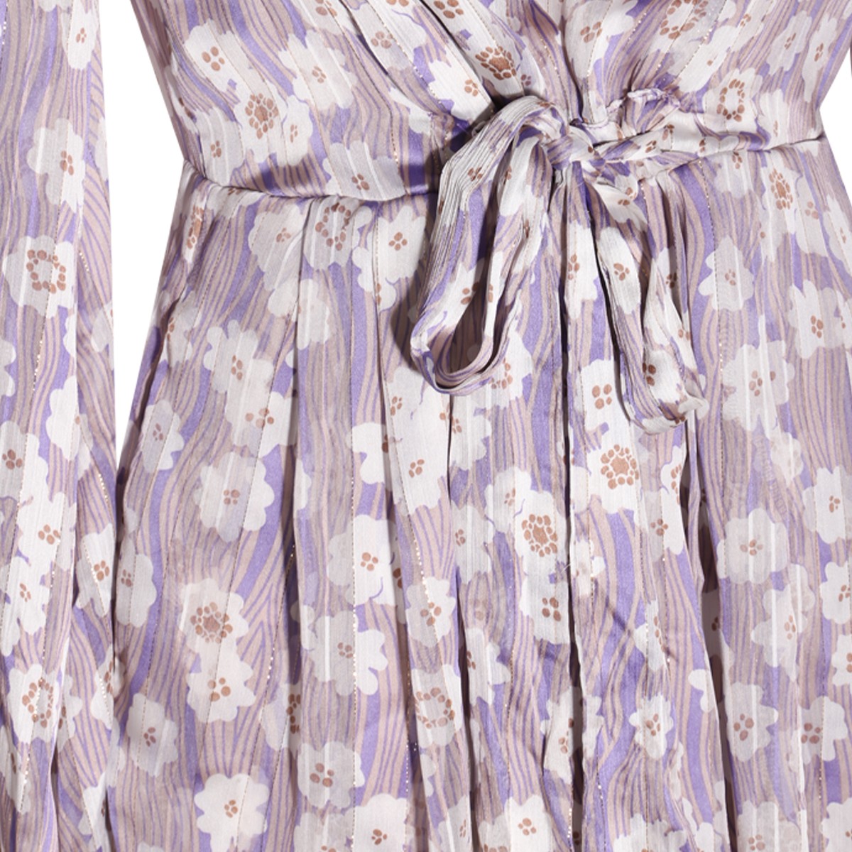 LILAC PRINT LONG DRESS LILAC PRINT LONG DRESS