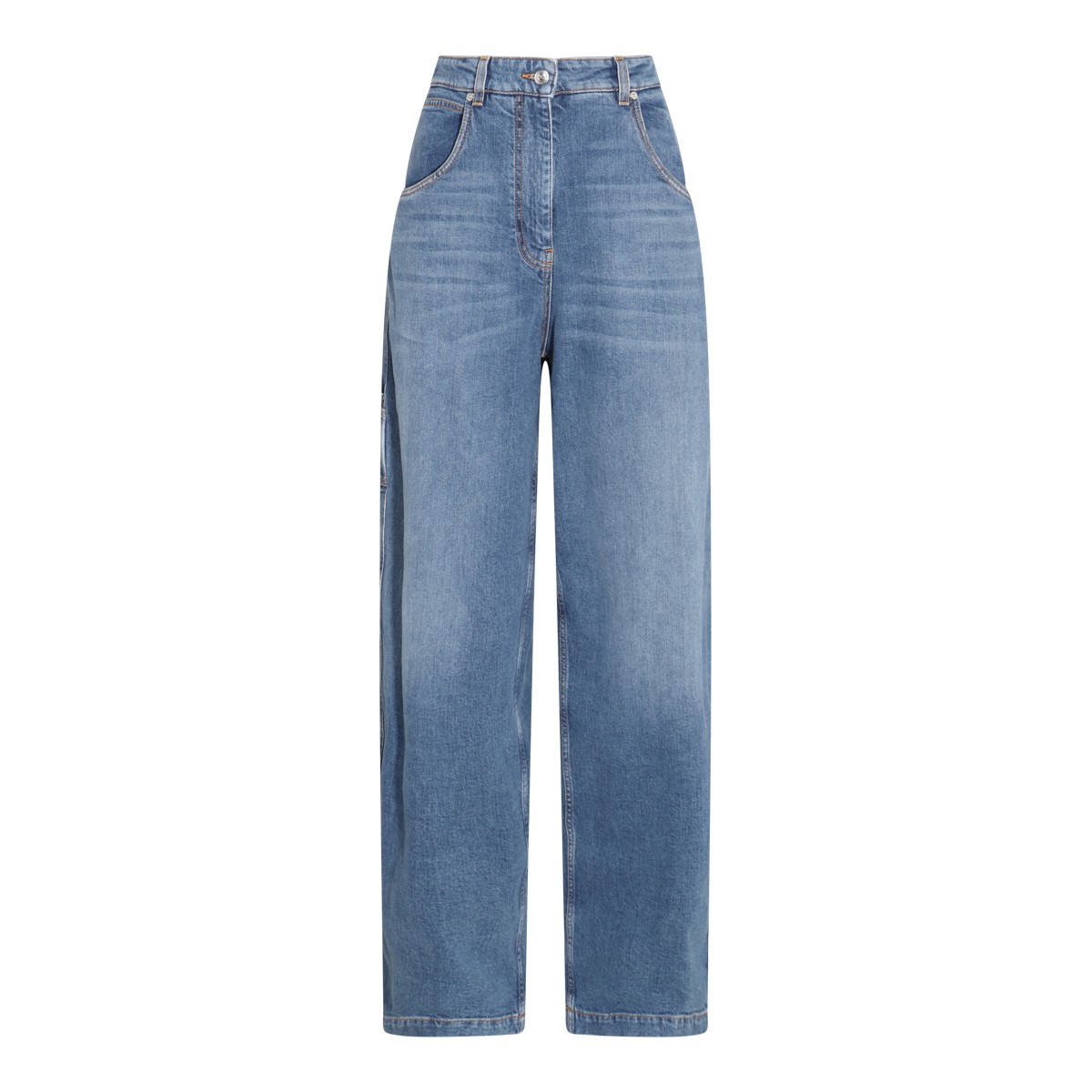 BLUE DENIM COTTON JEANS