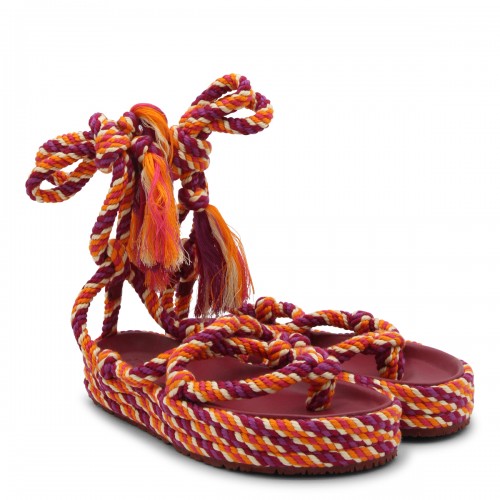 ORANGE ROPE EROL SANDALS