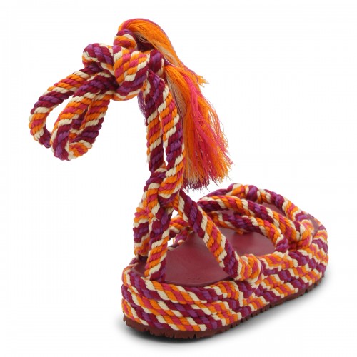 ORANGE ROPE EROL SANDALS