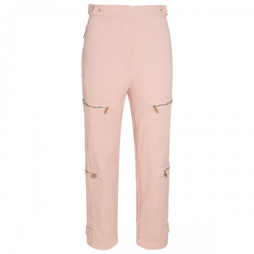 PINK COTTON CARGO PANTS