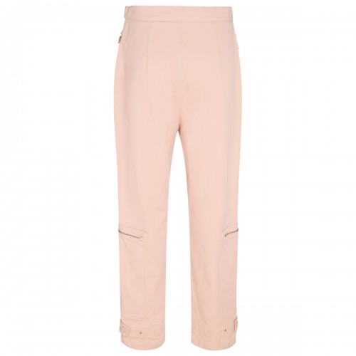 PINK COTTON CARGO PANTS