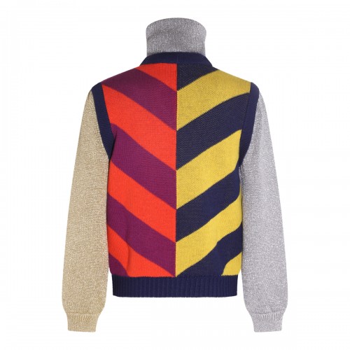 MULTICOLOUR WOOL JACQUARD SWEATER 