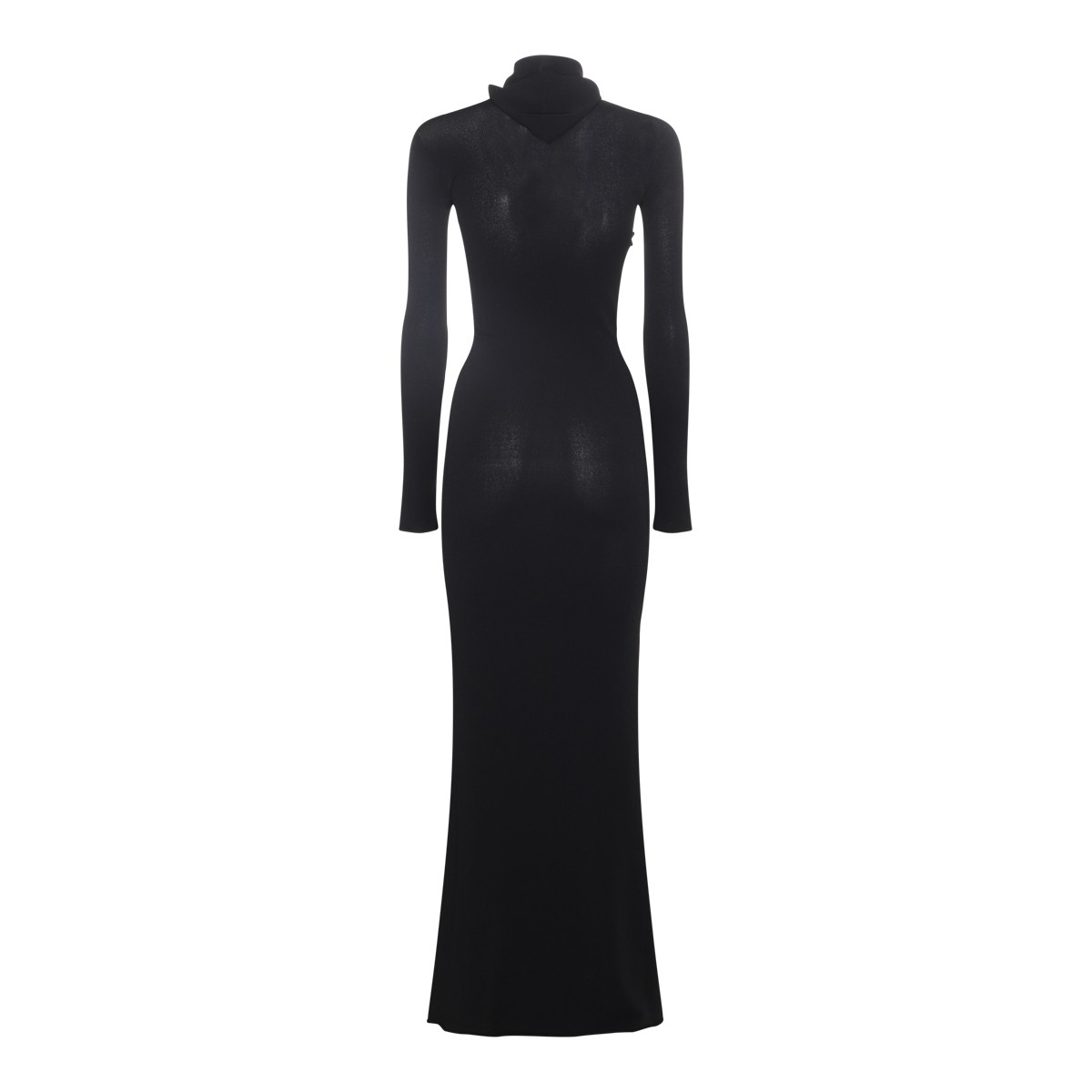 BLACK AND BLUE VISCOSE BLEND DRESS BLACK AND BLUE VISCOSE BLEND DRESS