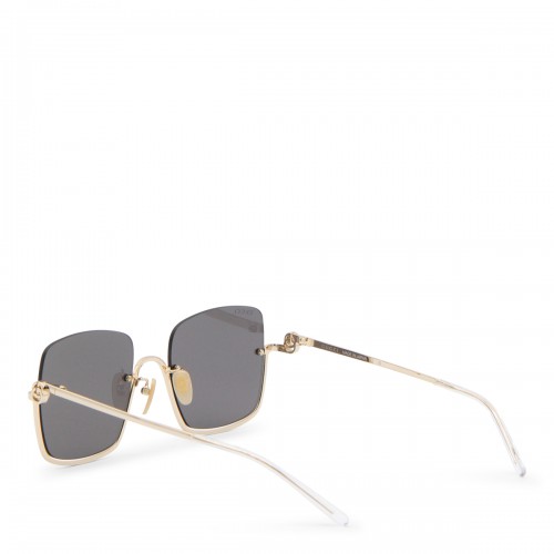 GREY AND GOLD METAL SUNGLASSES 