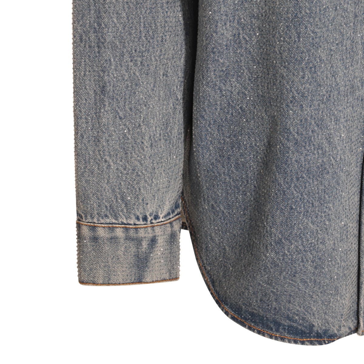 VINTAGE LIGHT INDIGO DENIM JEANS SHIRT VINTAGE LIGHT INDIGO DENIM JEANS SHIRT