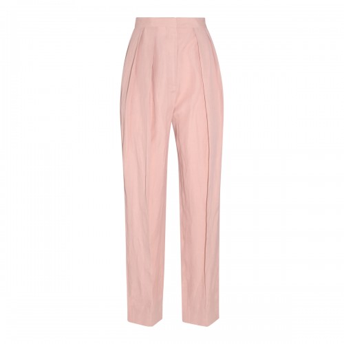 ROSE VISCOSE AND LINEN PANTS