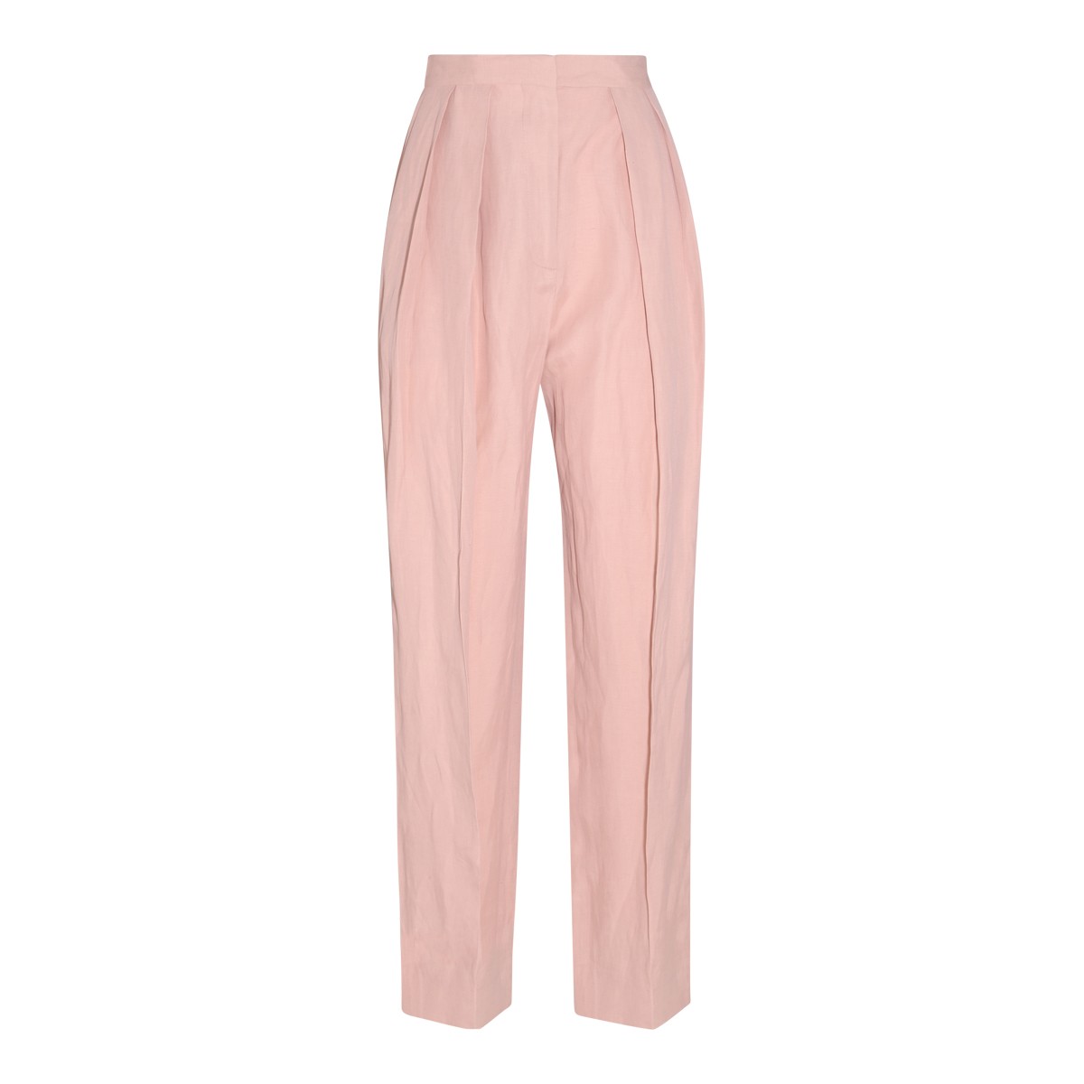 ROSE VISCOSE AND LINEN PANTS 