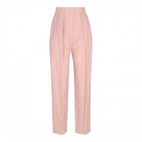 ROSE VISCOSE AND LINEN PANTS 