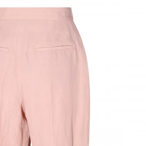 ROSE VISCOSE AND LINEN PANTS 