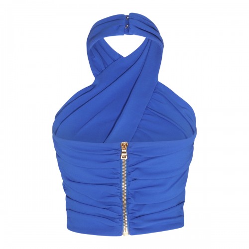 COBALT BLUE VISCOSE BLEND TOP 2