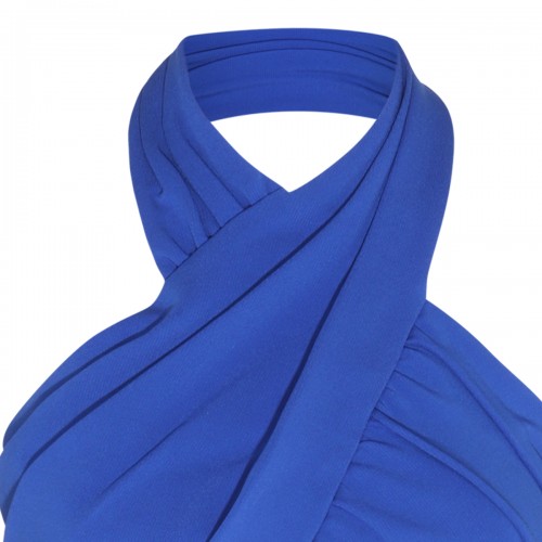 COBALT BLUE VISCOSE BLEND TOP