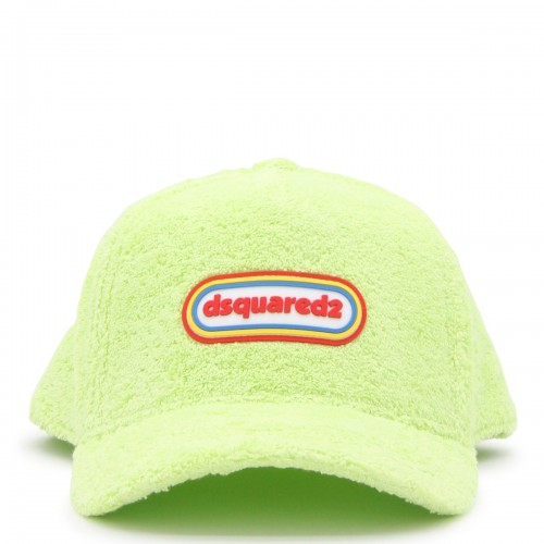 GREEN MULTICOLOUR COTTON BASEBALL CAP