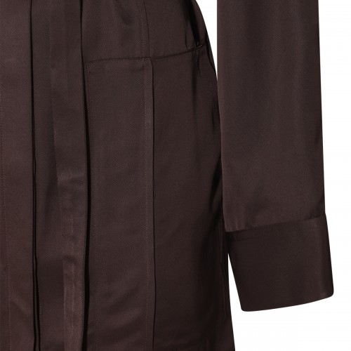 GANACHE VISCOSE TRENCH COAT