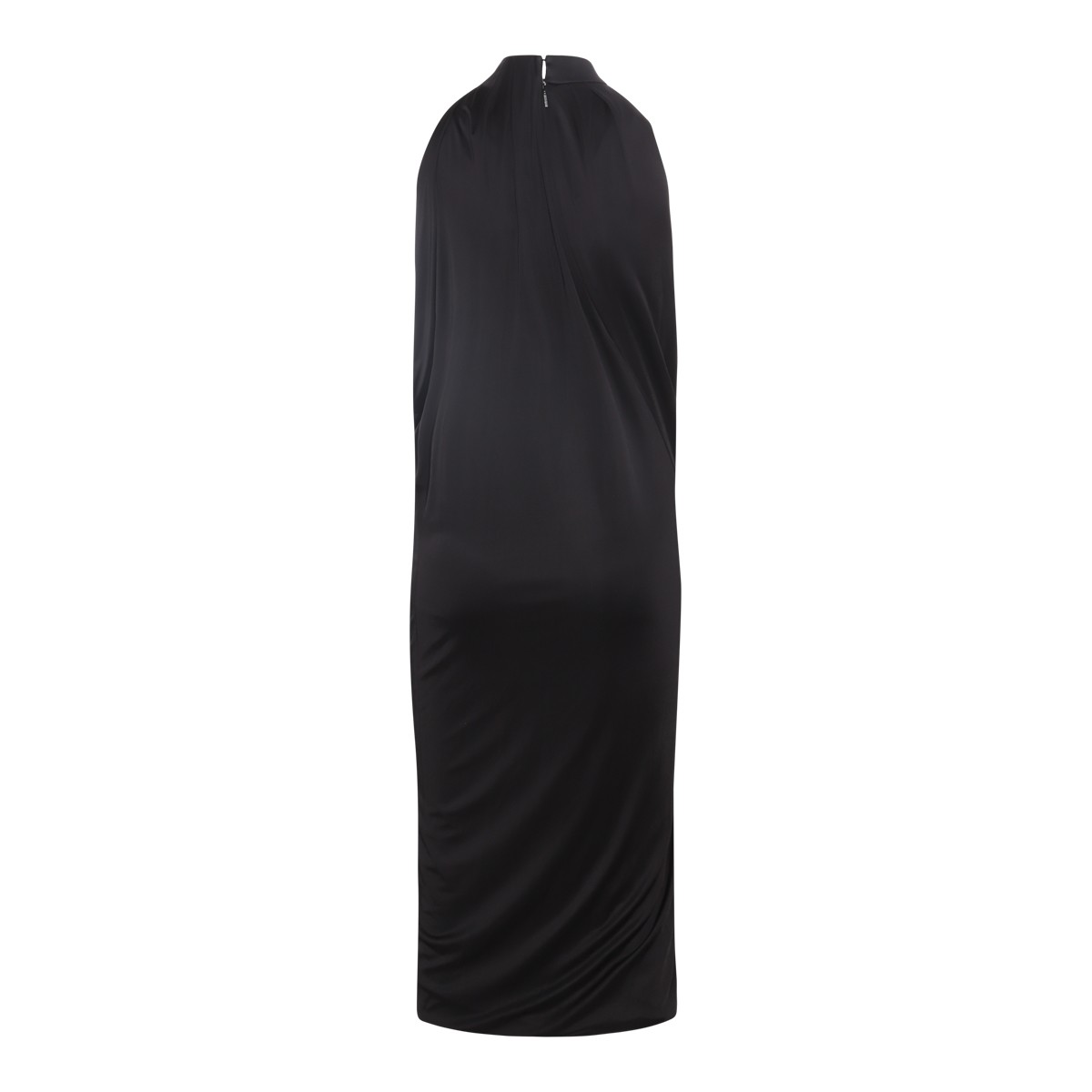 BLACK VISCOSE DRESS