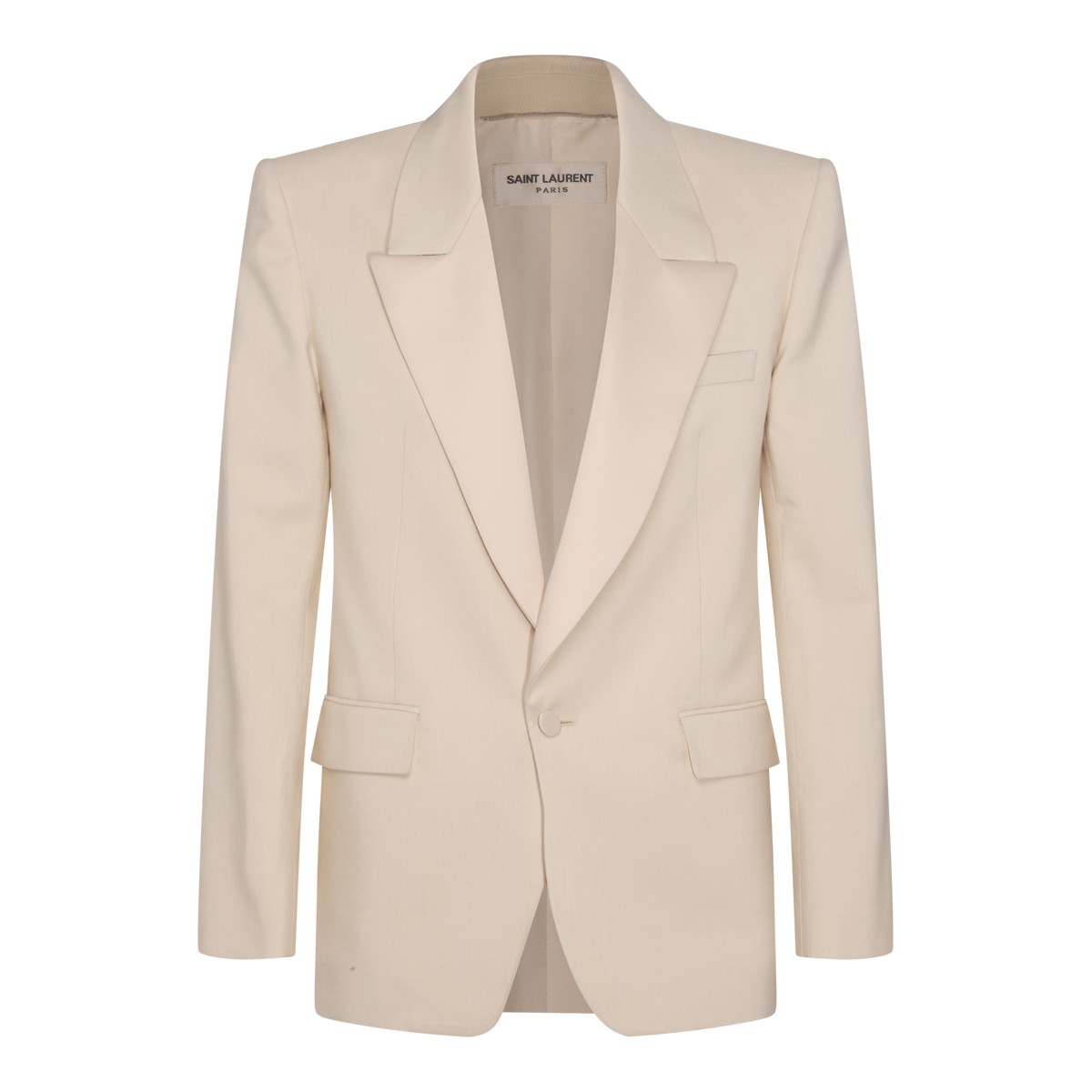 CREAM SILK BLAZER 