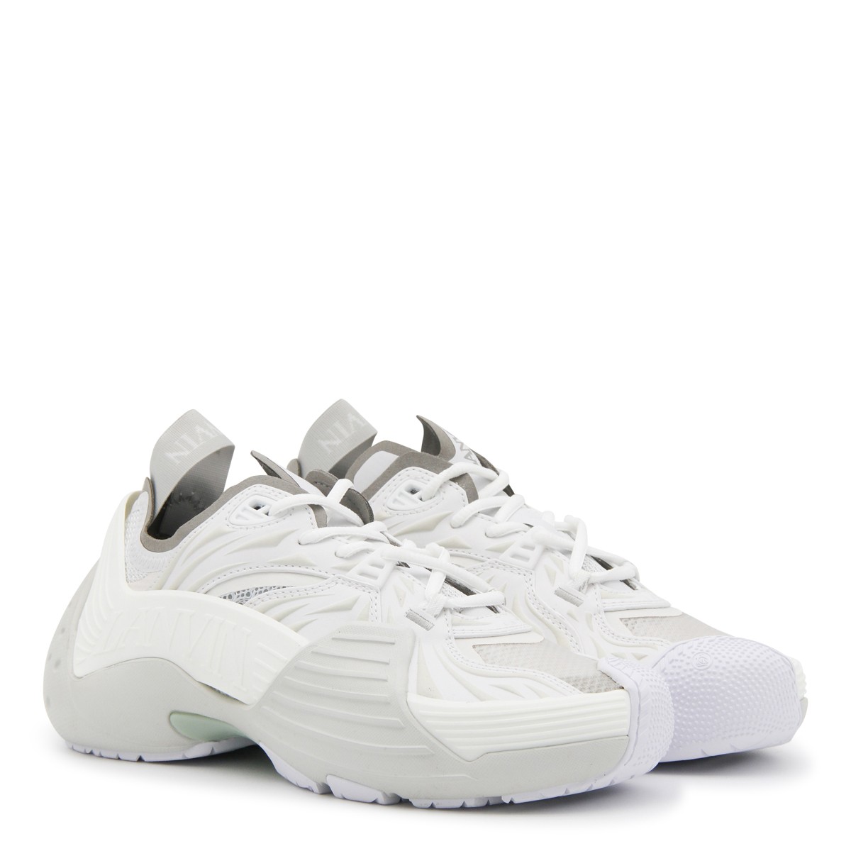 WHITE LEATHER FLASH X SNEAKERS WHITE LEATHER FLASH X SNEAKERS
