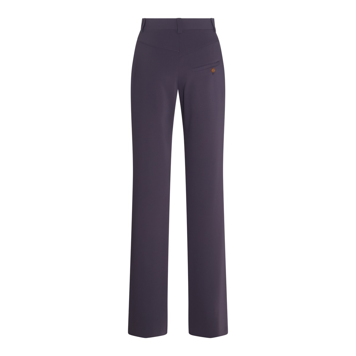 BLUE NYLON WIDE PANTS BLUE NYLON WIDE PANTS