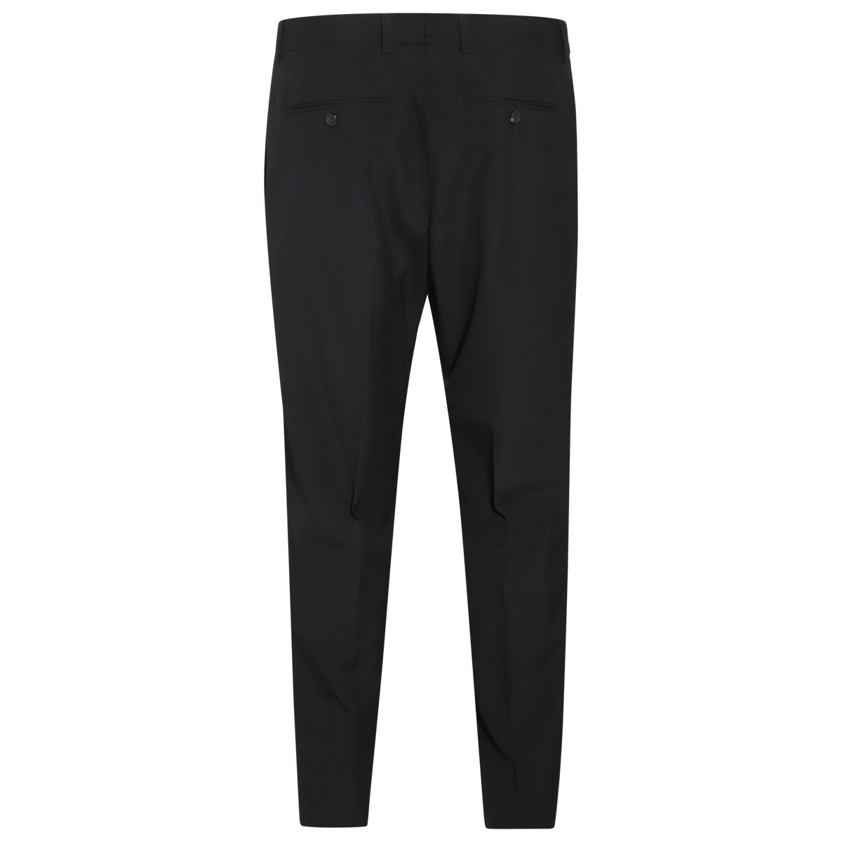 BLACK WOOL TROUSERS BLACK WOOL TROUSERS