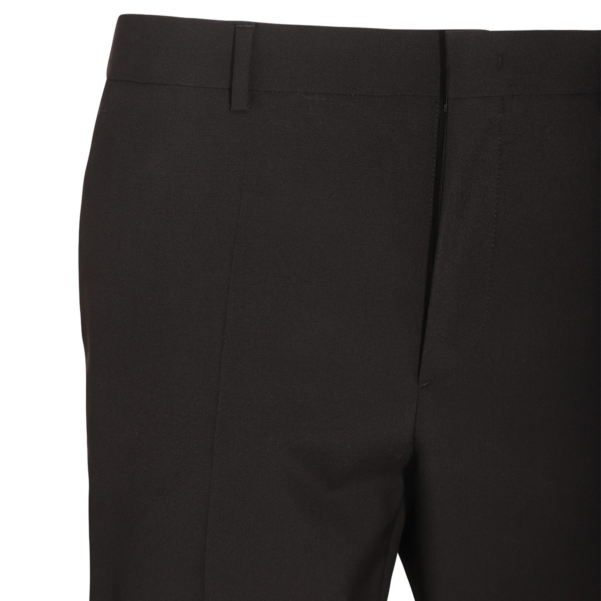 BLACK WOOL TROUSERS BLACK WOOL TROUSERS