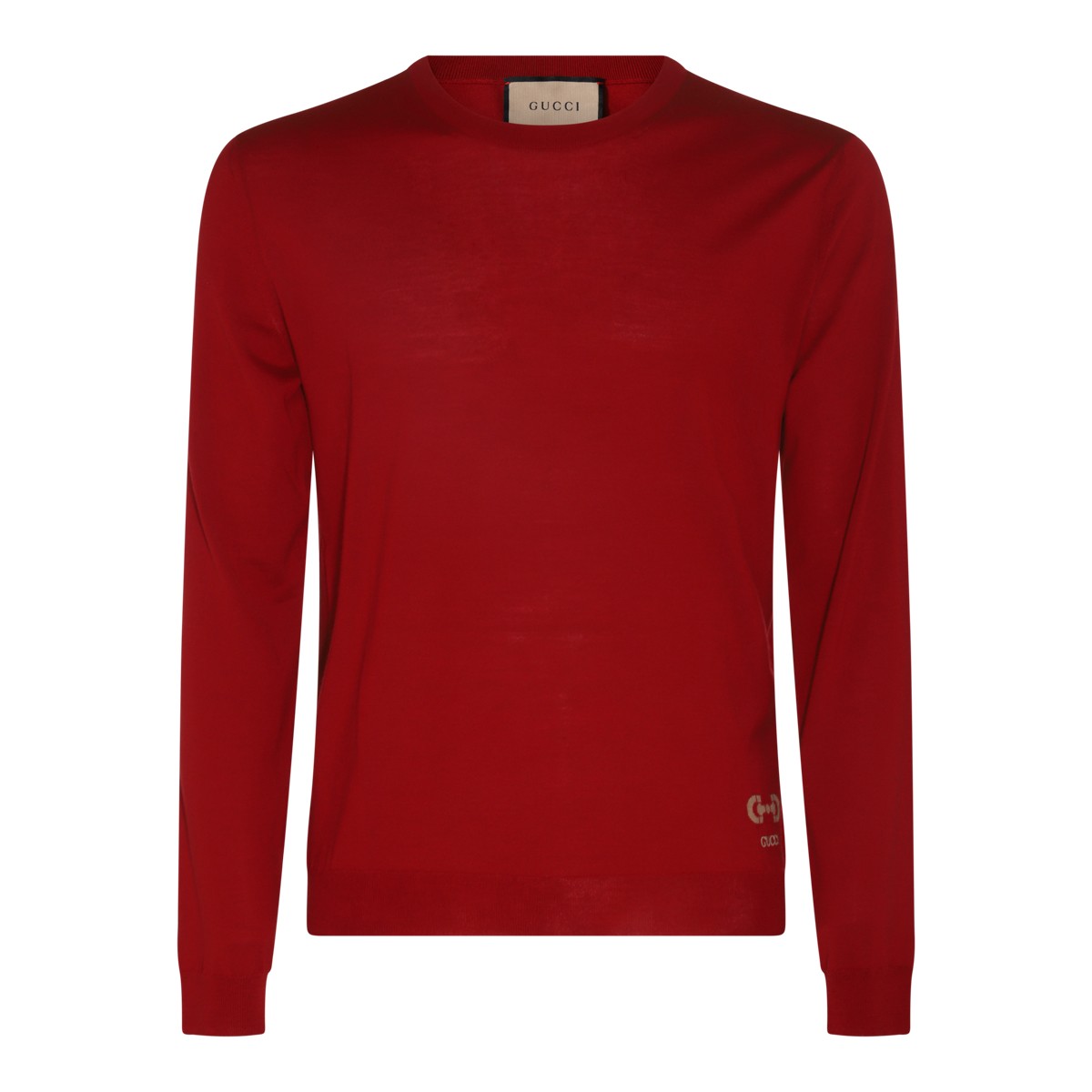 CHERRY RED WOOL SWEATER