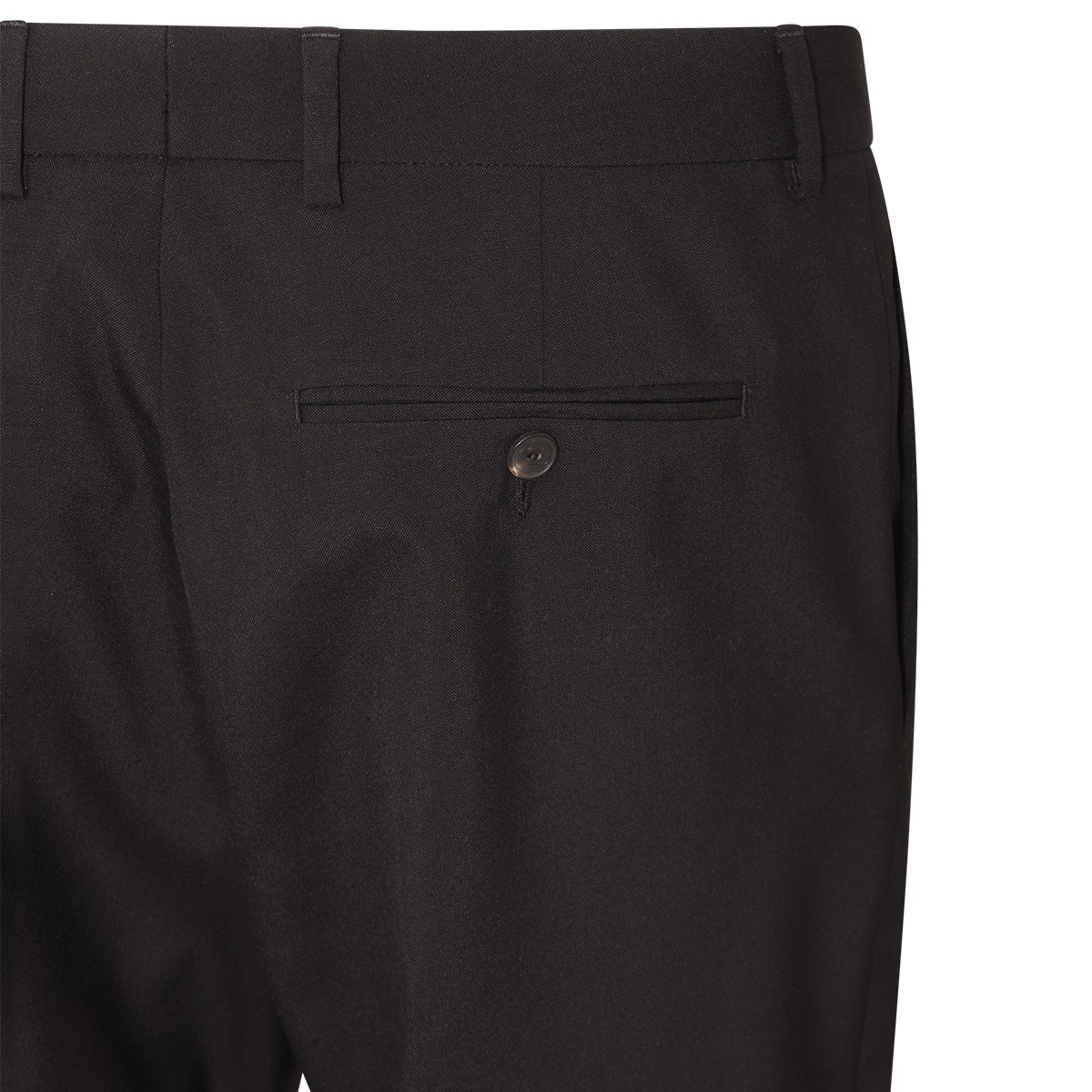 BLACK WOOL TROUSERS BLACK WOOL TROUSERS