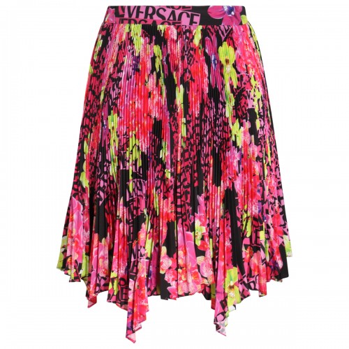 MULTICOLOUR PLEATED SKIRT