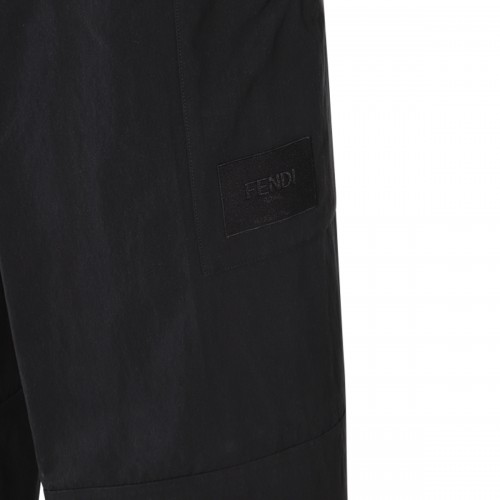 BLACK COTTON PANTS