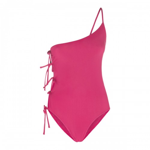 FUCHSIA STRETCH TACO BATHER SWIMWEAR