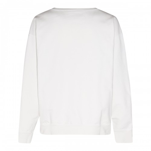 CHALK COTTON STRETCH SWEATSHIRT 