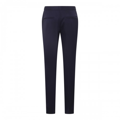 NAVY BLUE VISCOSE TROUSERS 2