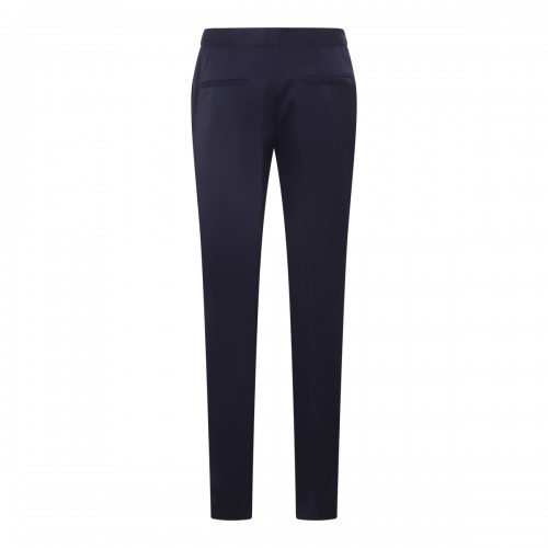 NAVY BLUE VISCOSE TROUSERS