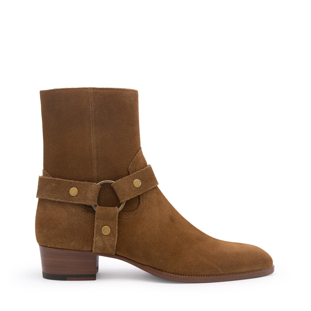 BROWN SUEDE WYATT BOOTS