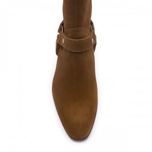 BROWN SUEDE WYATT BOOTS