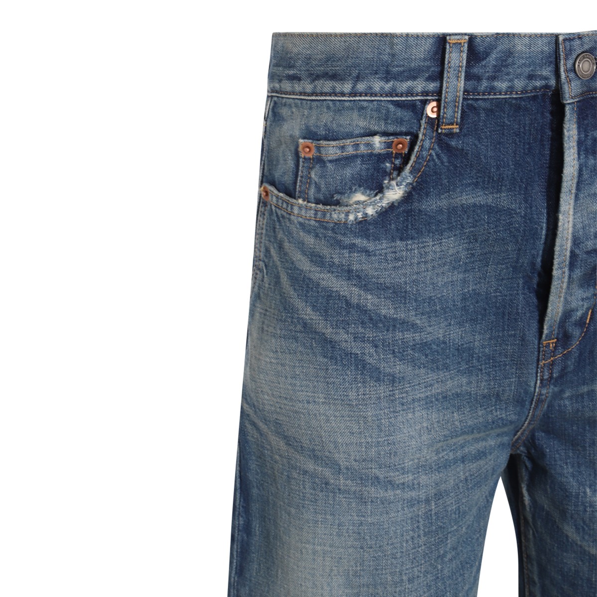 BLUE DENIM WIDE LEG JEANS BLUE DENIM WIDE LEG JEANS